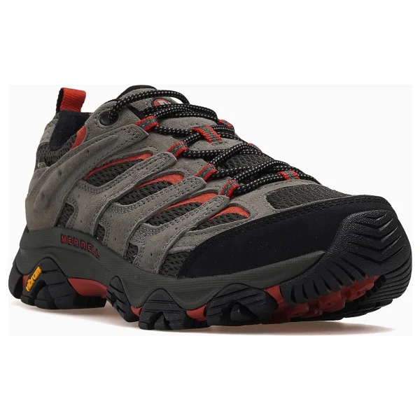 Merrell Moab 3 Gore-Tex J00005398 Koyu Gri-Kırmızı Erkek Outdoor Ayakkabı - Görsel 4