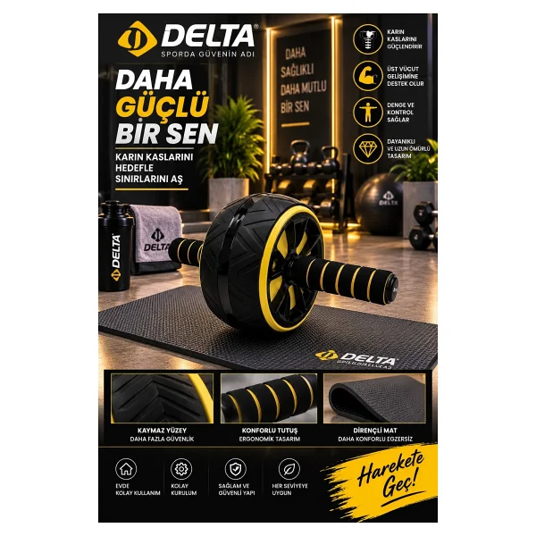 Delta Ab Slider Egzersiz Aleti - Görsel 2