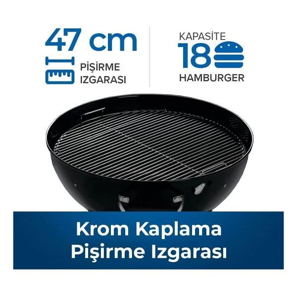 Napoleon Premium 18 Kömürlü Mangal Barbekü - Görsel 3