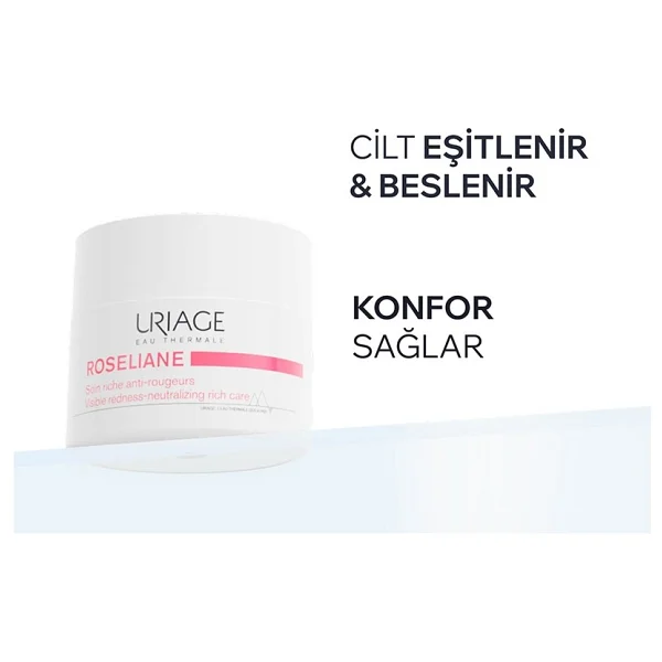 Uriage Roseliane Hassas Ciltler İçin Kızarıklık Karşıtı Yoğun Krem 50 Ml - Görsel 3
