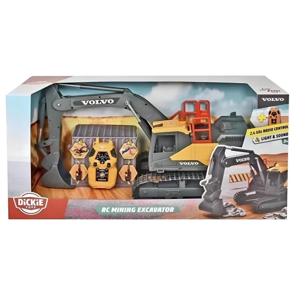 Dickie RC Volvo Madencilik Ekskavatörü 203729018 - Görsel 7