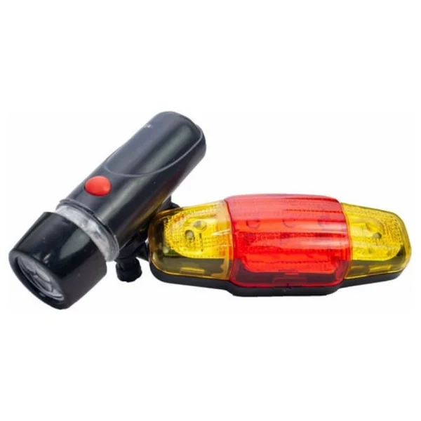 Bisiklet Emniyet Işığı Seti Güçlü LED Ön Far Arka Stop Lambası - Lisinya - Görsel 2