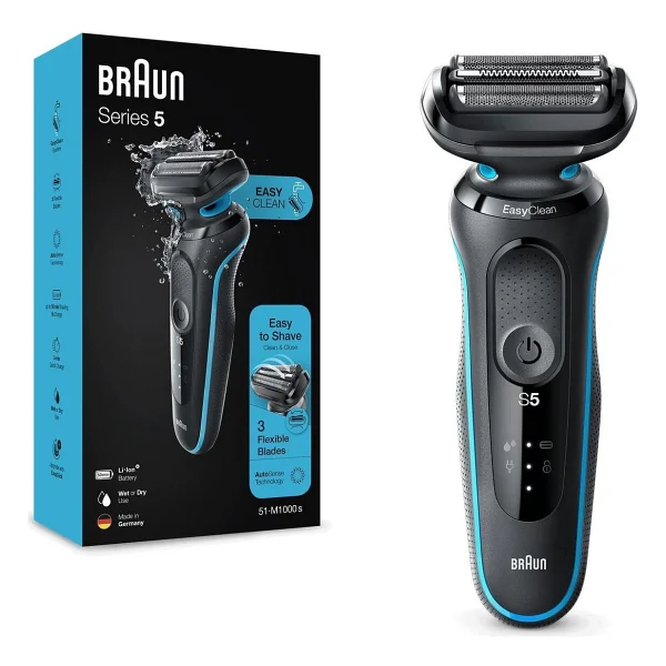 Braun Yeni Seri 5 M1000S Autosense Easyclean Islak ve Kuru Tıraş Makinesi - Görsel 7