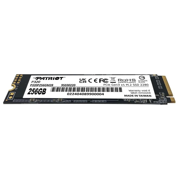 Patriot P320 P320P256GM28 PCI-Express 3.0 256 GB M.2 SSD - Görsel 2