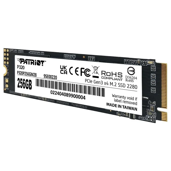 Patriot P320 P320P256GM28 PCI-Express 3.0 256 GB M.2 SSD - Görsel 4