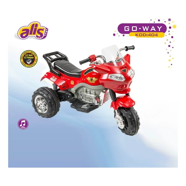 Aliş Go-Way Kırmızı 12 V Akülü Motor - Görsel 3