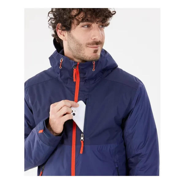 Quechua Erkek Outdoor Su Geçirmez Kar Montu/kışlık Mont - Mavi - NH500 -10 °c - Görsel 9