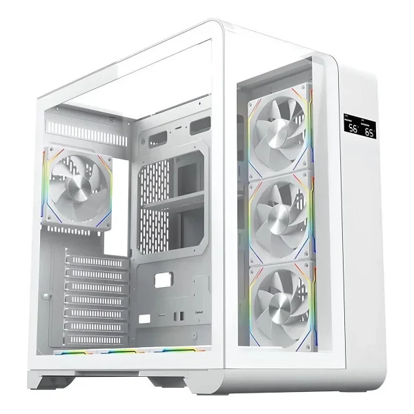 Snt VICTORY PLUS ARGB 7 Fanlı Beyaz ATX Oyuncu Kasası - Görsel 6