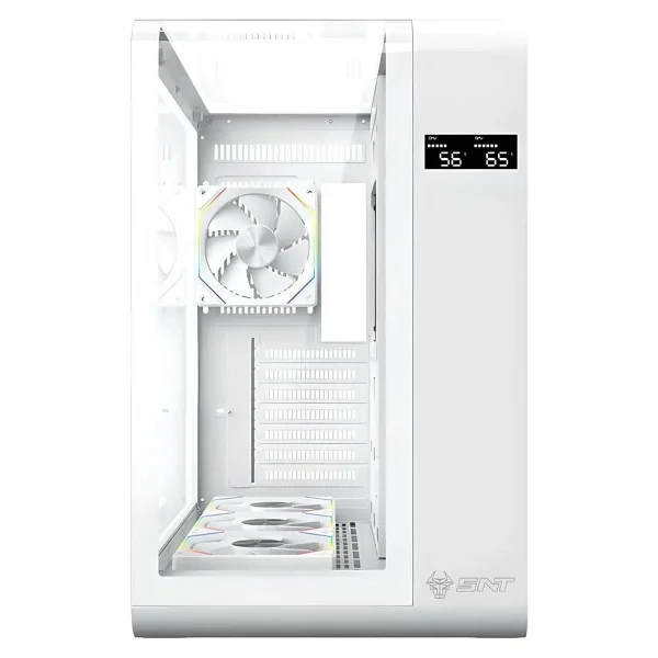 Snt VICTORY PLUS ARGB 7 Fanlı Beyaz ATX Oyuncu Kasası - Görsel 7