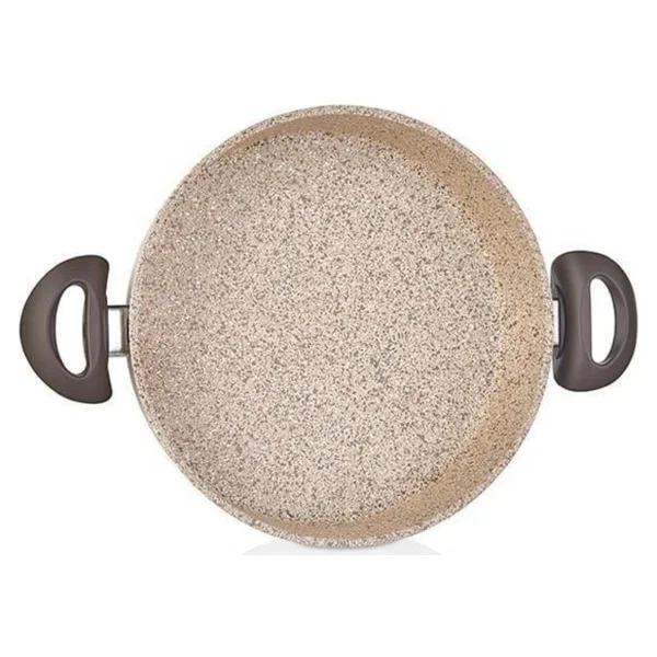 Falez Creamy 24 cm Kısa Granit Tencere - Görsel 6