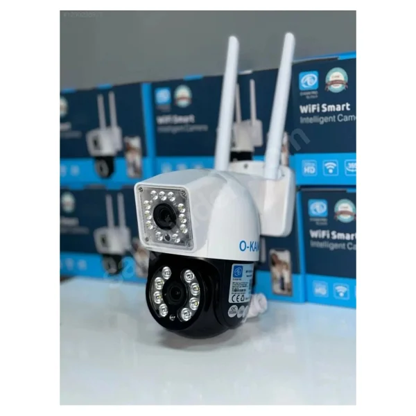 O-Kam 3012 Speed Dome 3 MP Gece Görüşlü IP Wi-Fi Güvenlik Kamerası - Görsel 2