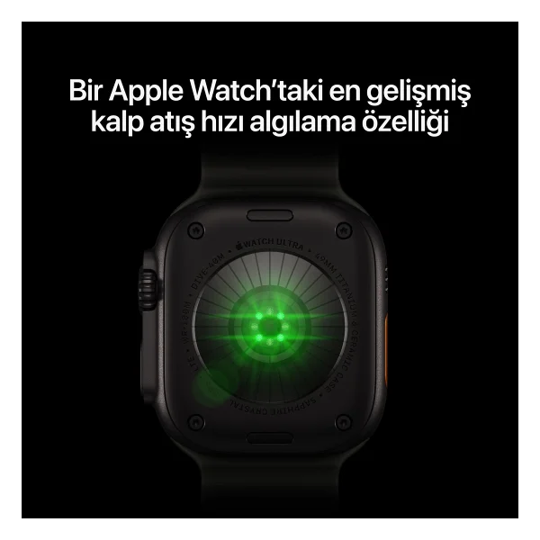 Apple Watch Ultra 4 GPS + Cellular 49mm Siyah Titanyum Kasa ve Burgonya Trail Loop Akıllı Saat - Görsel 3