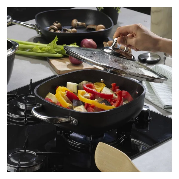 Schafer Gastronomie 26 cm Granit Pilav Tenceresi - Görsel 5