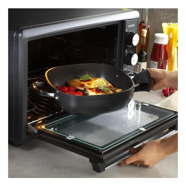 Schafer Gastronomie 26 cm Granit Pilav Tenceresi - Görsel 6