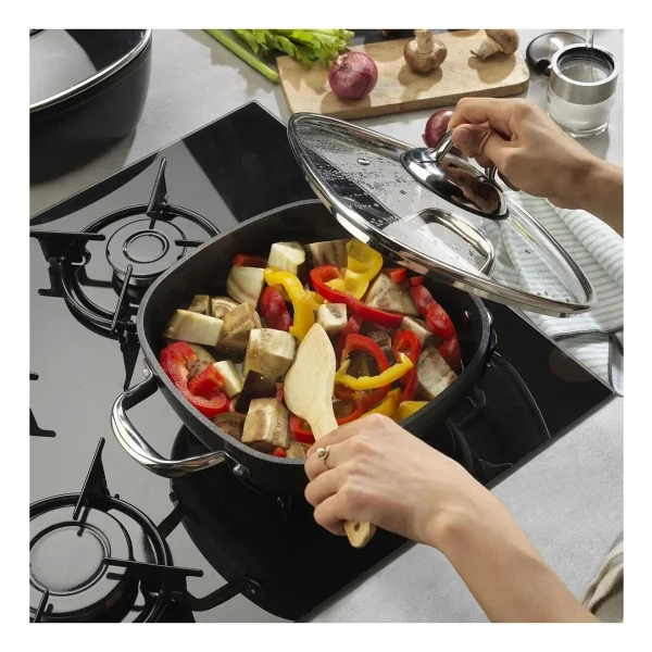 Schafer Gastronomie 26 cm Granit Pilav Tenceresi - Görsel 7