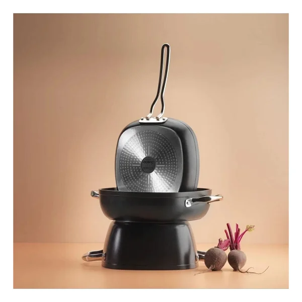 Schafer Gastronomie 26 cm Granit Pilav Tenceresi - Görsel 8