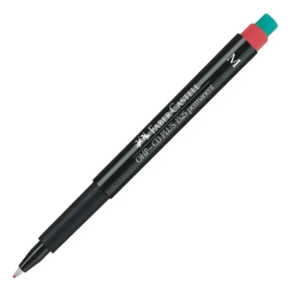 Faber-Castell Multimark 1525 M Kırmızı Asetat Kalemi - Görsel 4