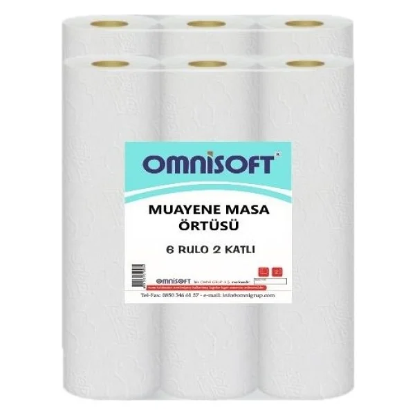 Omnisoft Extra Muayene Masa Örtüsü 50 cm x 210 mt - 6 Rulo - Görsel 3
