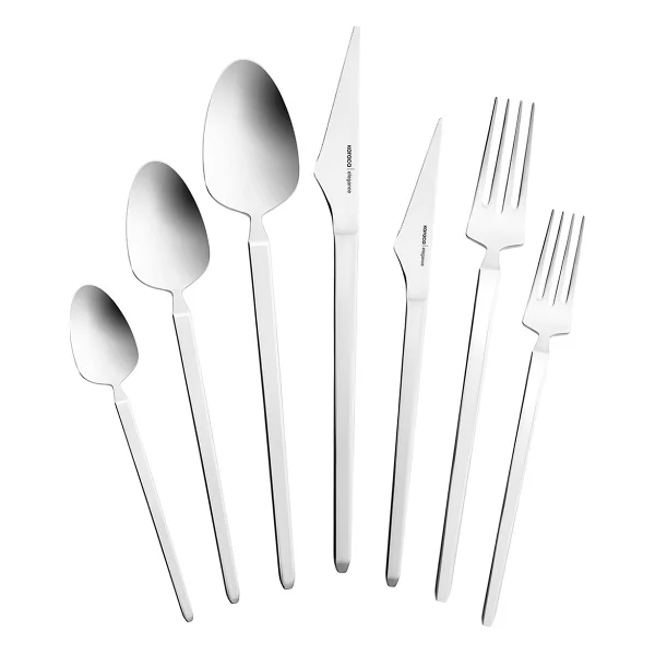 Karaca Elegance Nil 316+ Platin 84 Parça 12 Kişilik Çatal Kaşık Bıçak Takımı - Görsel 2