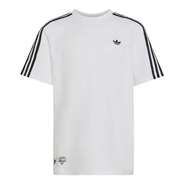Adidas Graphic KW0651 Beyaz Kısa Kollu Bisiklet Yaka Çocuk Tişört - Görsel 6