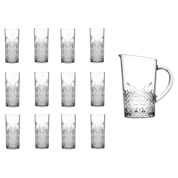 Paşabahçe Timeless 13 Parça Özel Seri Sürahili Rakı Bardağı - Görsel 5
