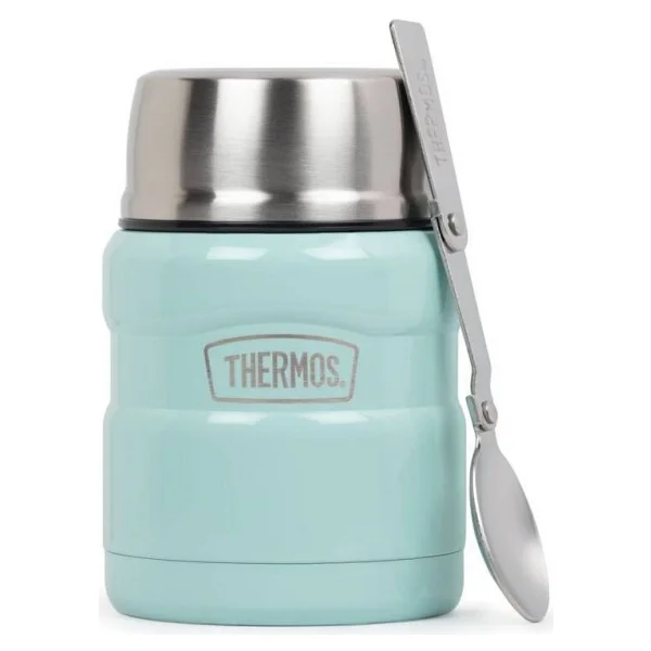 Thermos SK3000 Stainless King Açık Yeşil 470 ml Çelik Yemek Termosu - Görsel 7