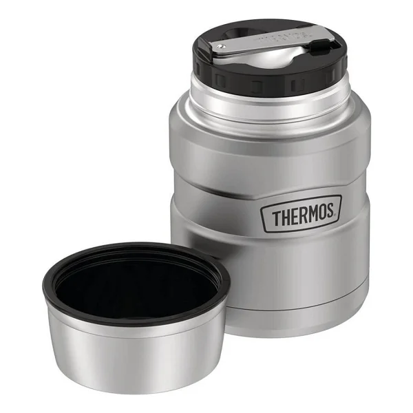 Thermos SK3000 Stainless King Gri 470 ml Çelik Yemek Termosu - Görsel 7