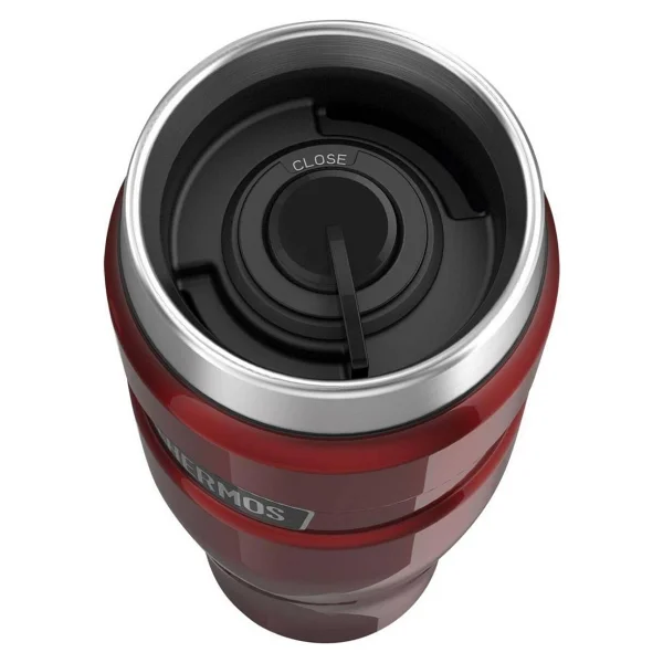 Thermos SK 1005 King Travel 470 ml Cranberry Çelik Termos - Görsel 10
