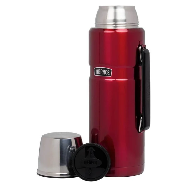 Thermos SK-2020 Stainless King X Large Kırmızı 2 lt Çelik Termos - Görsel 8