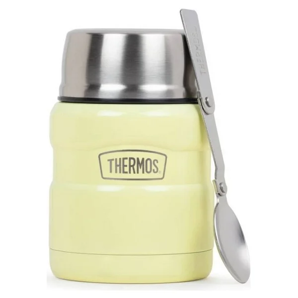 Thermos SK3000 Stainless King Sarı 470 ml Çelik Yemek Termosu - Görsel 8