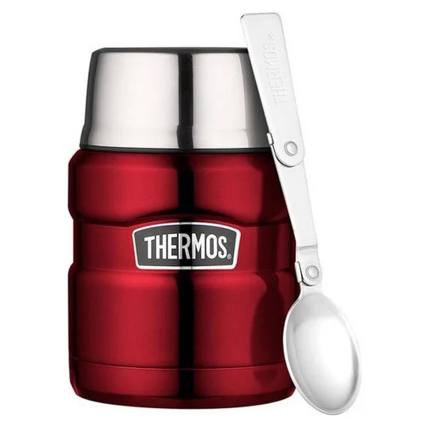 Thermos SK3000 Stainless King Kırmızı 470 ml Çelik Yemek Termosu - Görsel 6