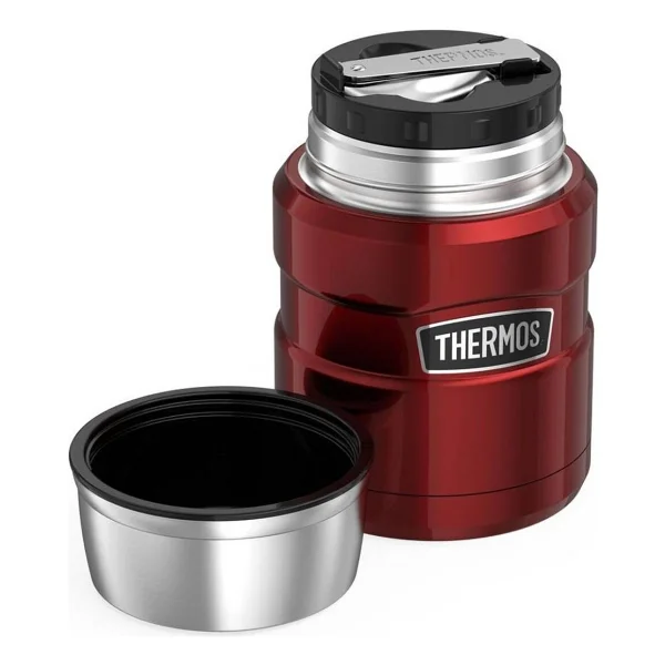 Thermos SK3000 Stainless King Kırmızı 470 ml Çelik Yemek Termosu - Görsel 7