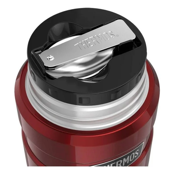 Thermos SK3000 Stainless King Kırmızı 470 ml Çelik Yemek Termosu - Görsel 8