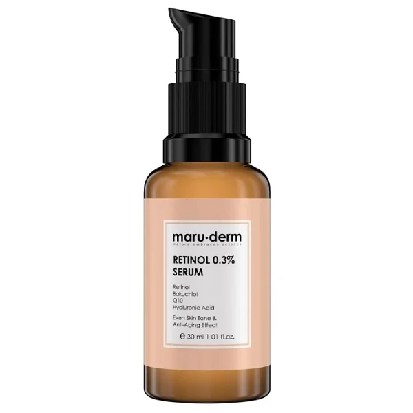 Maru.Derm Retinol 0.3% Yenileyici Yüz Serumu 30 ml - Görsel 5