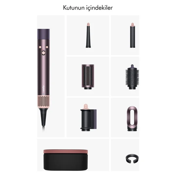 Dyson Airwrap i.d. Jasper Plum Saç Şekillendirme Seti - Görsel 2