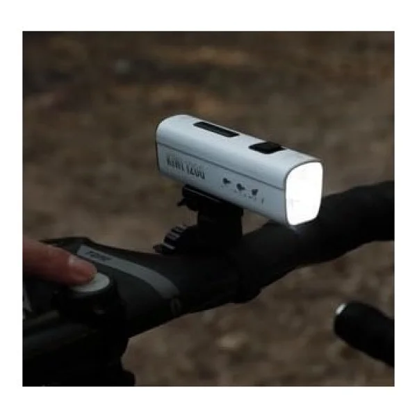 Gaciron KIWI-1200 Bisiklet Ön ışığı, 1200 Lümen, Alüminyum Gövde, USB-C Şarj, IPX6 Su Geçirmez. (beyaz) - Görsel 6