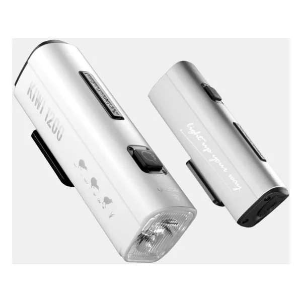 Gaciron KIWI-1200 Bisiklet Ön ışığı, 1200 Lümen, Alüminyum Gövde, USB-C Şarj, IPX6 Su Geçirmez. (beyaz) - Görsel 2