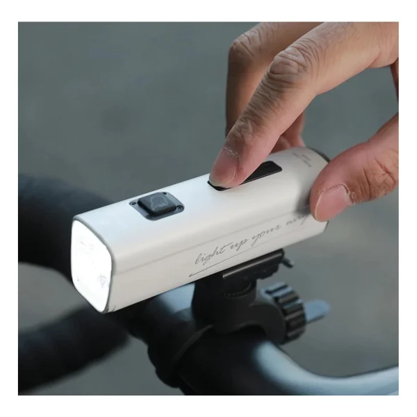 Gaciron KIWI-1200 Bisiklet Ön ışığı, 1200 Lümen, Alüminyum Gövde, USB-C Şarj, IPX6 Su Geçirmez. (beyaz) - Görsel 4