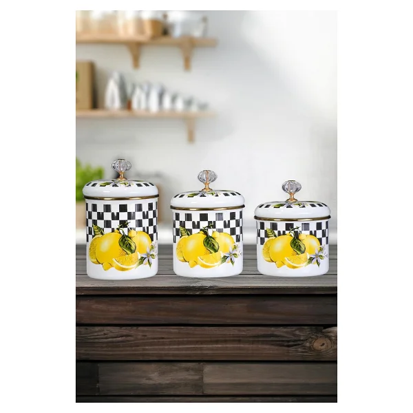 PR Home Lemon Emaye 3'lü Baharat Takımı - Görsel 4