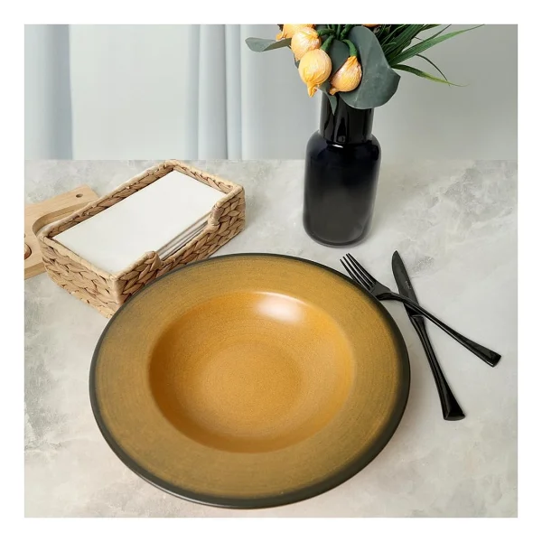 Keramika Ege 28 cm Makarna Tabağı - Görsel 7