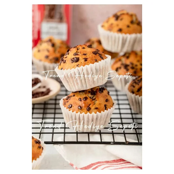 Trend Hediye Sepeti Takribi 100 Adet Orta Boy Beyaz Muffin Kek Kalıbı 40x30 Mm, Cupcake Kağıdı, Brownie Kalıbı - Görsel 3