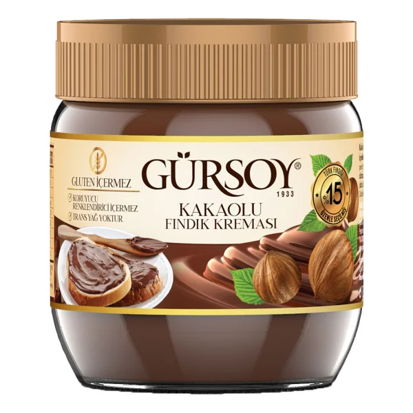Gürsoy Kakaolu Fındık Kreması 400 gr - Görsel 2