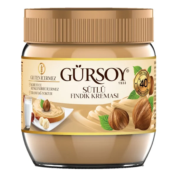 Gürsoy Sütlü Fındık Kreması 400 gr - Görsel 2