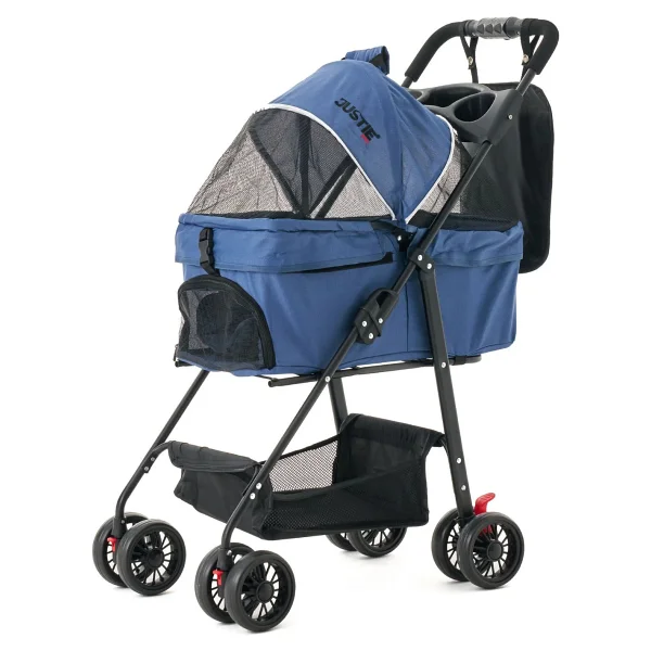 Justie Pet Lotus Kedi Köpek Arabası - Görsel 7