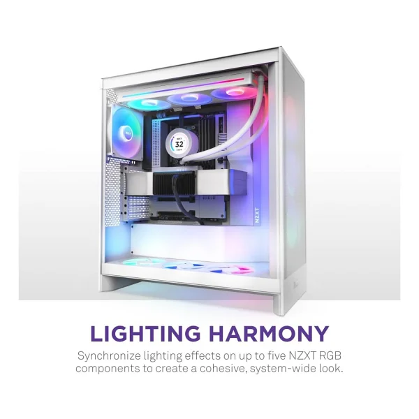 NZXT Control Hub - Dijital RGB Aydınlatma ve PWM Fan Hız Kontrol Cihazı - 5 x PWM Fanı veya 4 x Tek Kare Fanı Kontrol Edin - NZXT CAM Software tarafından desteklenmektedir - Görsel 4