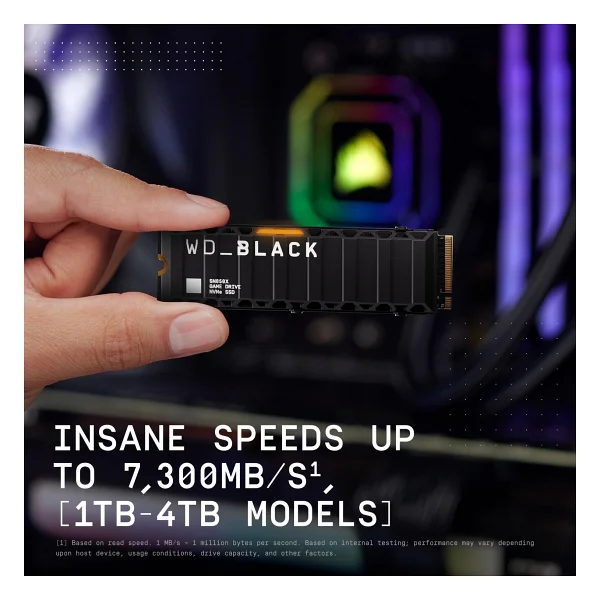 SSD Black Nvme 1TB M2 7300/6300 MB/S - Görsel 4