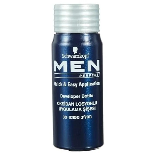 Men Perfect Erkek Saç Boyasi 90 - Siyah 2li Paket - Görsel 4