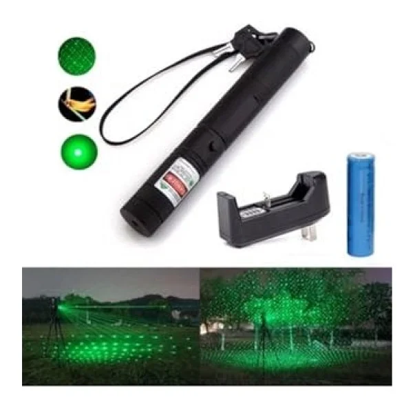 Şarjlı Yeşil Lazer Pointer 100 Mw (5440) - Görsel 4