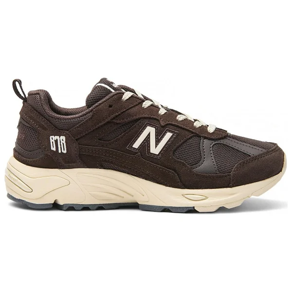 New Balance 878 M8785KM Kahverengi-Beyaz Spor Ayakkabı - Görsel 6