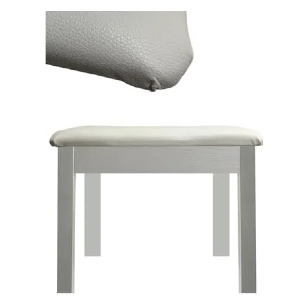 Midex TBX-144WH Beyaz Sandıklı Piyano Taburesi - Görsel 6